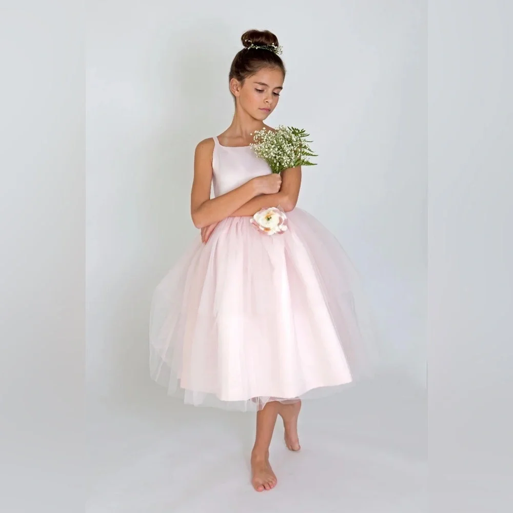 Us Angels BALLERINA FLOWER GIRL DRESS - Pink Size 4T